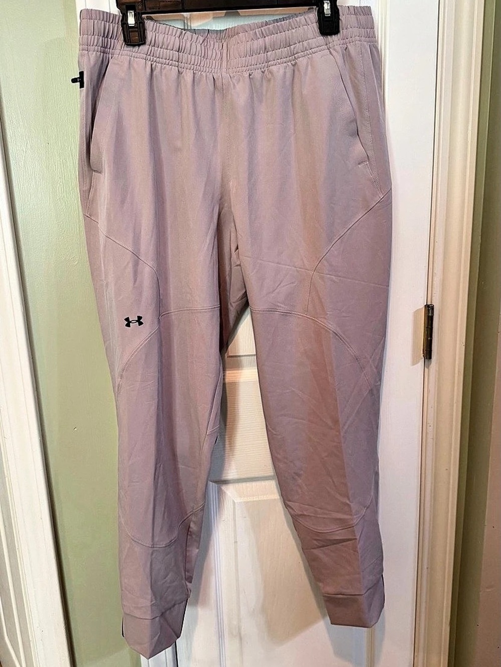 Under Armour UA Unstoppable Jogger Women's Jogger Pants in Pink Large NWT
